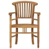 vidaXL Garden Dining Set Natural Teak Solid Teak Wood Medium Durable