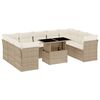 vidaXL Garden Sofa Set Beige
