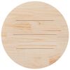 vidaXL Table Top White Solid Pine Wood 31.5 in Table Top Round