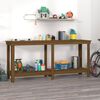 vidaXL Work Bench Honey Brown 70.9x19.7x31.5" Solid Wood Pine