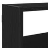 vidaXL Wall Cube Shelf Black Engineered Wood Medium Wall Cube Shelf