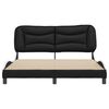 vidaXL Bed Frame Black and White
