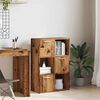 vidaXL Bookshelf Artisan Oak Engineered Wood Medium Bookshelf