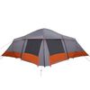 vidaXL Tents with Roof Gray and orange 721 x 335 x 212 cm Polyester
