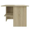 vidaXL Coffee Table Sonoma Oak Engineered Wood Medium Storage