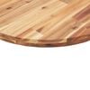 vidaXL Table Top Natural Wood Solid Acacia Wood Ø15.7 x 1.6 in Durable
