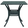 vidaXL Garden Table Green Cast Aluminum Medium Durable Patio Table