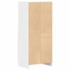vidaXL Kitchen Cabinet White Engineered wood Kitchen Cabinet Rectangular