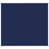 vidaXL Weighted Blanket Blue Cotton, Polyester, Glass beads 78.7 x 90.6 in