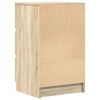 vidaXL Bedside Cabinet Set of 2 Sonoma Oak Engineered Wood Medium