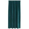 vidaXL Blackout Curtains 2 pcs Dark Green 55.12 x 68.90 in Velvet