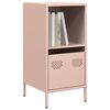 vidaXL Sideboard Pink Cold-rolled Steel Medium Sideboard Rectangular