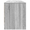 vidaXL TV Cabinet Grey Sonoma Engineered Wood Large TV Cabinet