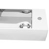 vidaXL Wash Basin with Overflow 19.3x9.8x5.9" Ceramic Silver