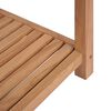 vidaXL Storage Rack Teak Teak wood Tall Storage Rack Square