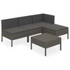 vidaXL Garden Lounge Set Grey