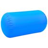 vidaXL Inflatable Gymnastic Roll with Pump 47.2x29.5" PVC Blue