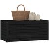 vidaXL Garden Box Black Solid pine wood 39.8 in x 19.9 in x 18.3 in