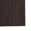 vidaXL Room Divider Dark Brown 65.0x236.2" Bamboo