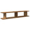 vidaXL Wall Shelf Set of 2 Old wood Engineered wood 41.3 x 7.1 x 7.9 in