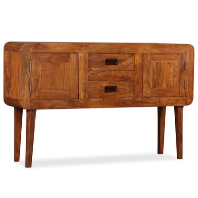 vidaXL Sideboard Solid Wood with Honey Finish 47.2"x11.8"x29.5"