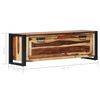 vidaXL Shoe Cabinet 47.2"x13.8"x15.7" Solid Acacia Wood