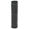 vidaXL Weed Membrane Black with green stripes Polypropylene