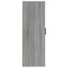 vidaXL Wall Mounted TV Cabinet Grey sonoma Engineered wood Medium
