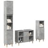 vidaXL Bathroom Furniture Set Concrete Grey