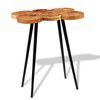 vidaXL Bar Table Brown and Black Solid Acacia wood and Iron Industrial