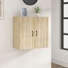 vidaXL Wall Cabinet Sonoma Oak 23.6"x12.2"x23.6" Engineered Wood