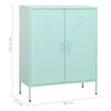 vidaXL Storage Cabinet Mint Steel Medium Storage Cabinet Rectangular