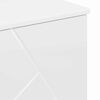 vidaXL Bathroom Cabinet High Gloss White 30.12 x 13.78 x 25.20 in