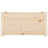 vidaXL Garden Planter Natural Wood Solid pinewood Medium