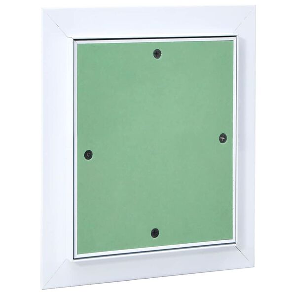 vidaXL Access Panel Green and Silver 7.87 x 9.84 in