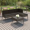 vidaXL Garden Lounge Set Grey
