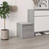 vidaXL Box Drawer Grey Sonoma Engineered Wood Box Drawer Square