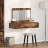 vidaXL Dressing Table Brown 39.37 x 15.75 x 27.56 in Engineered Wood