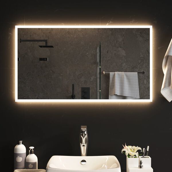 vidaXL LED Bathroom Mirror 35.4"x19.7"