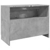 vidaXL Sink Cabinet Concrete Grey Engineered Wood 30.7x14.6x23.2 in