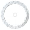 vidaXL Ceiling Lamp Shade White Wicker, Iron Standard Decorative Inlays