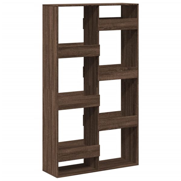vidaXL Room Divider Brown Oak Engineered Wood Room Divider Rectangular