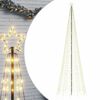 vidaXL LED Christmas Tree Warm white Copper, Iron 196.9 inches
