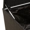 vidaXL Garden Storage Box Black