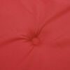 vidaXL Chair Cushion Set of 4 Red Oxford fabric (100% polyester)