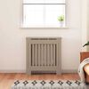 vidaXL Radiator Cover Brown 30.71 x 7.48 x 32.09 in Engineered Wood