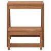 vidaXL Foldable Step Stool Solid Firwood