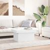 vidaXL Coffee Table White Engineered wood Medium Coffee Table