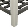vidaXL Raised Bed Grey Wood-plastic composite, Steel, Aluminum
