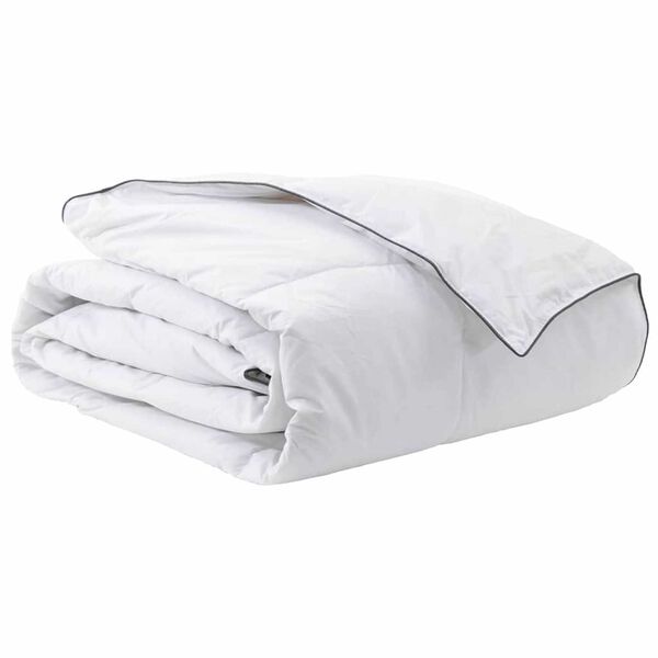 vidaXL Winter Duvet White 94.49 x 102.36 in Feather